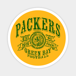 Packers Vintage Football Magnet